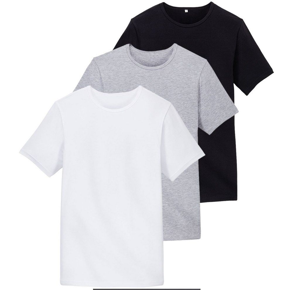 9x watson´s Basic T-Shirt aus Bio-Baumwolle für 29,67€