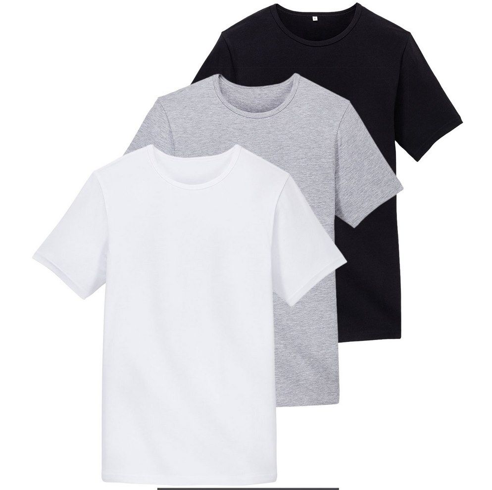 9x watson´s Basic T Shirt aus Bio Baumwolle für 29,97€