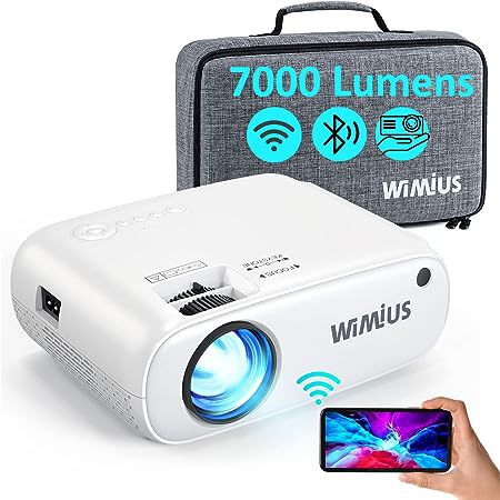 WiMiUS W2   720p LED Beamer mit 400 ANSI Lumen für 54€ (statt 108€)
