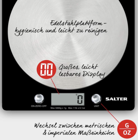 2x Salter Waage 1036 BKSSDR für 9,94€ (statt 23€)