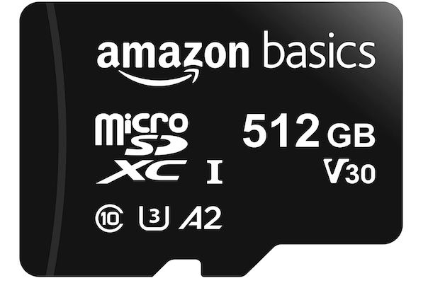 Amazon Basics   512 GB MicroSDXC mit SD Adapter für 35,99€ (statt 40€)