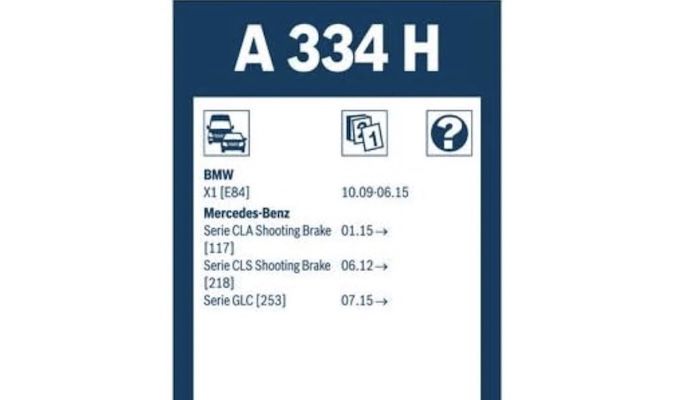 Bosch Scheibenwischer Rear A334H für 5,58€ (statt 10€)