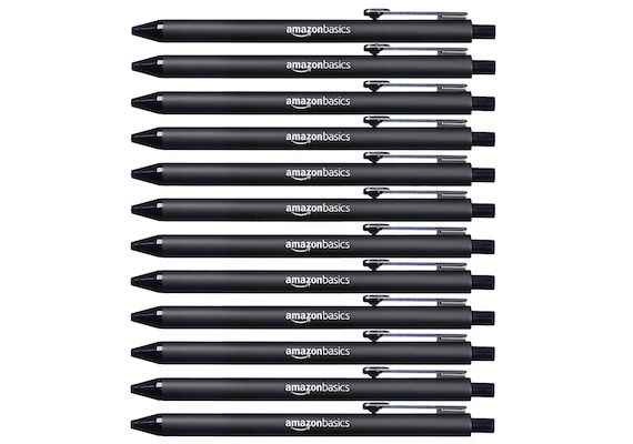 12x Amazon Basics   Einziehbarer Kugelschreiber für 4,41€ (statt 6€)