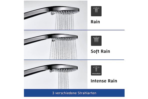 Duravit Universal Duschkopf mit 3 Strahlarten für 14,66€ (statt 24€)