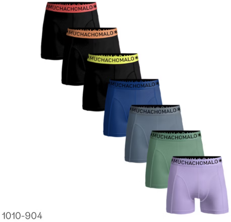 7x Muchachomalo Solid Boxershorts, Herren für 45,90€ (statt 56€)