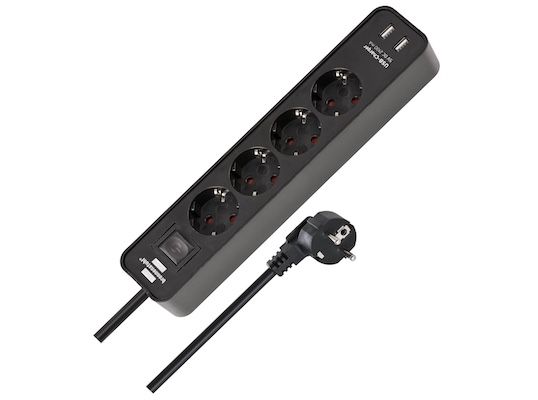 Brennenstuhl Ecolor Steckdosenleiste mit USB Charger für 12,89€ (statt 15€)