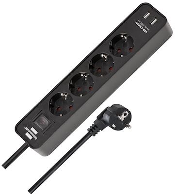 Brennenstuhl Ecolor Steckdosenleiste mit USB-Charger für 8,99€ (statt 13€)