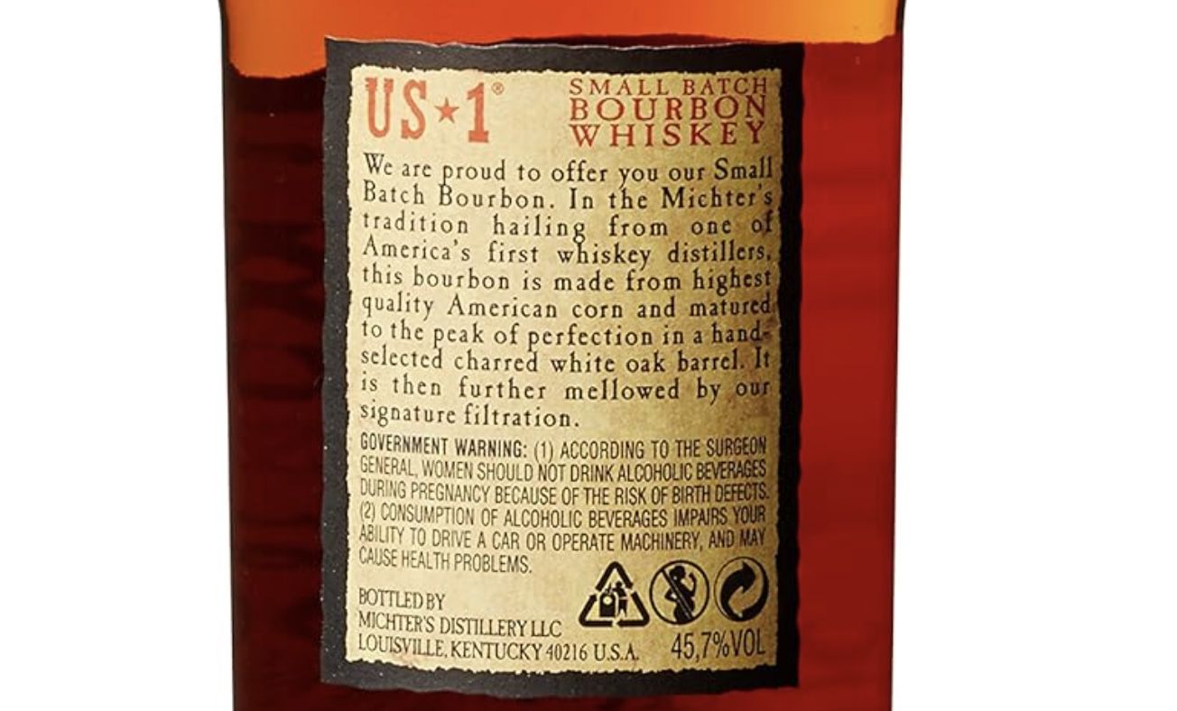 Michters US 1 Bourbon Whiskey 0,7 Liter für 45,48€ (statt 54€)