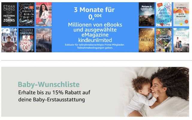 Amazon: Personalisierte Aktionsgutscheine