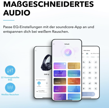 Soundcore by Anker Q20i Bluetooth Kopfhörer für 32,99€ (statt 43€)