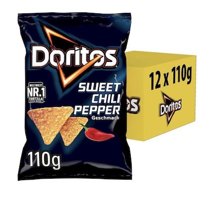 12x Doritos Tortilla Nachos mit süßem Chili-Geschmack für 11,42€ (statt 20€)