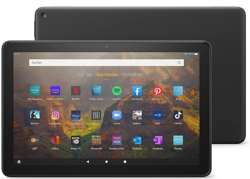 Amazon Fire HD 10 Tablet (11.Gen.) 32GB refurb. für 84,99€ (statt neu 118€)