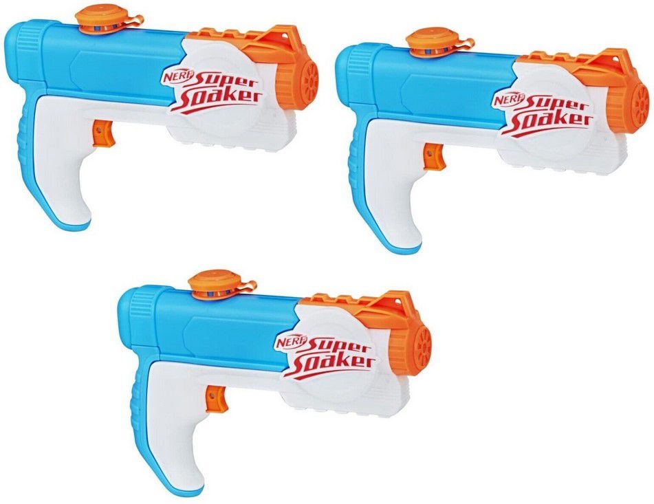 3er Set Nerf Super Soaker Piranha Wasserblaster für 7,99€ (statt 18€)