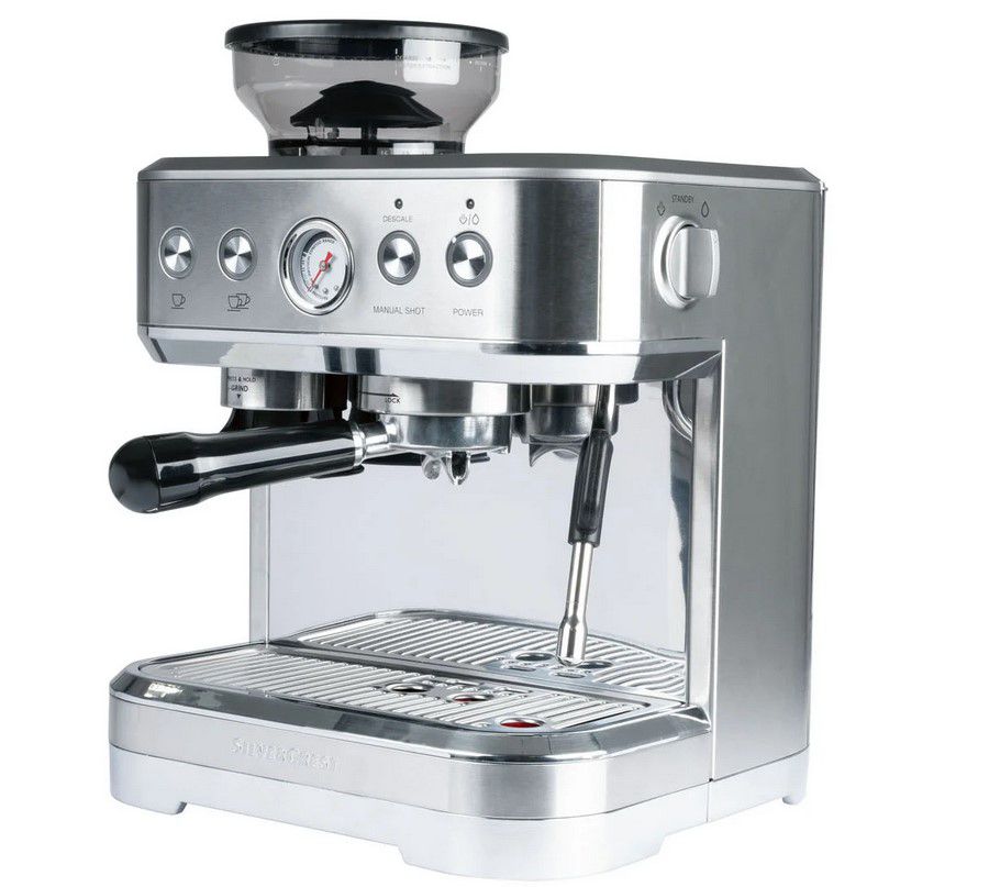 Silvercrest SSMP 1770 A2 Edelstahl Siebträgermaschine für 94,95€ (statt 229€)