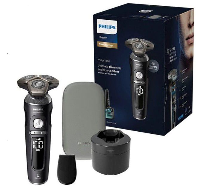 Philips Series 9000 Prestige SP9840/32 Elektrorasierer + Reinigungsstation ab 250€ (statt 279€)