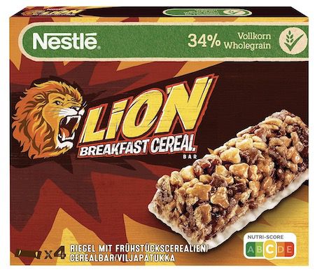 32er Pack Nestlé Lion Cerealien Riegel für 10,72€ (statt 16€)