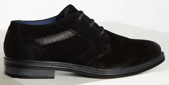 bugatti Schnürschuhe Ruggiero Evo aus aufgerautem Leder für 46,86€ (statt 75€)