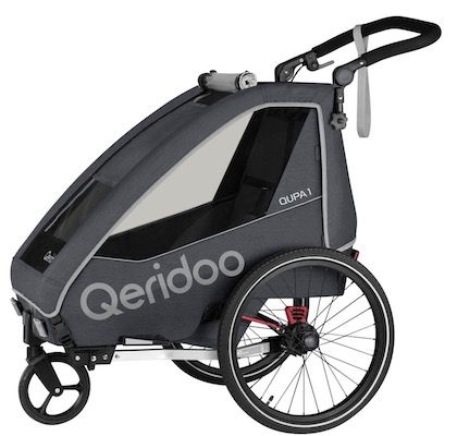 Qeridoo Kinderfahrradanhänger QUPA 1 für 287,99€ (statt 342€)