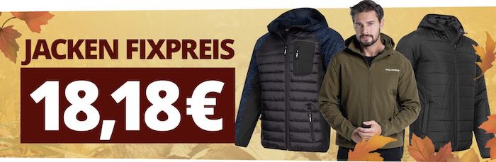 SportSpar: Jacken und Steppwesten je 18,18€