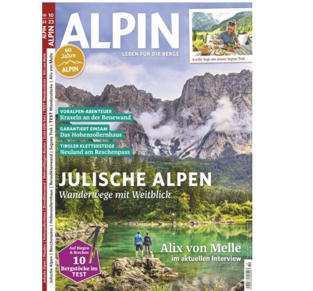 12 Ausgaben der Zeitschrift „Alpin“ für 79,20€ + Prämie: 70€ Amazon Gutschein