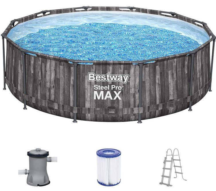 🏊🏻 Bestway Max Deluxe Steel Pro Pool 366x100cm für 199,99€ (statt 249€)