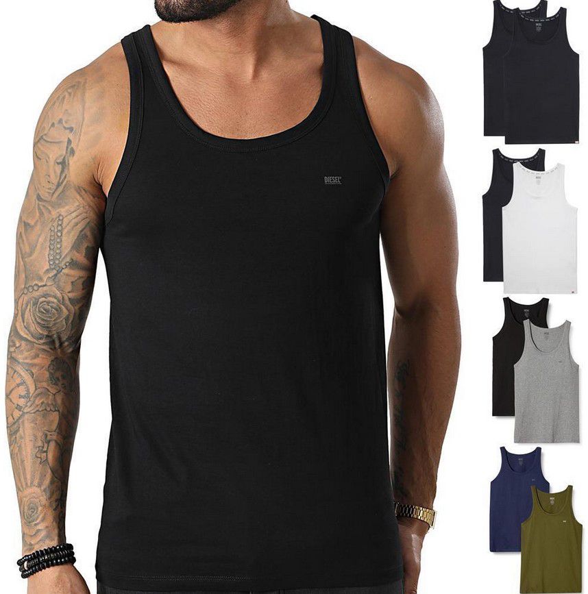 2er Pack Diesel Johnny Tube Herren Tank Top für 24,99€ (statt 33€)