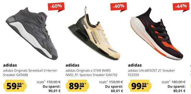 🔥 adidas 3 für 2   z.B. 3x Terrex Eastrail 2 Rain RDY für 145€ (statt 210€)