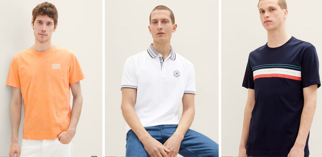 Tom Tailor Flash Sale mit 20% extra Rabatt auf alles bis Mitternacht   Member mit 25%