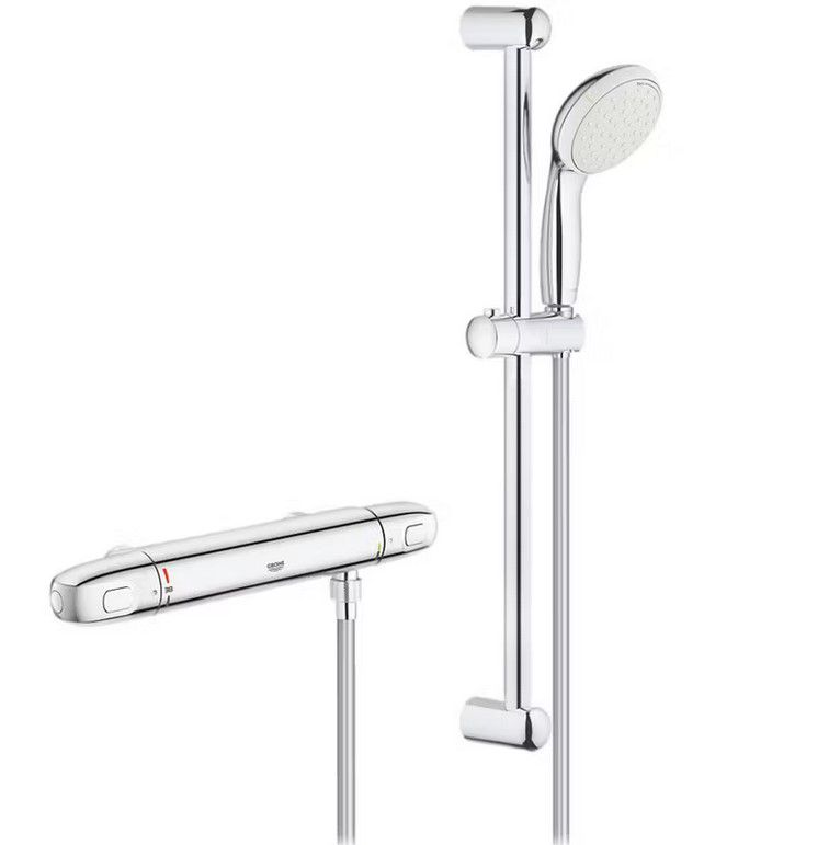 GROHE Grohtherm 1000 Duschset mit Wandthermostat für 135,90€ (statt 168€)