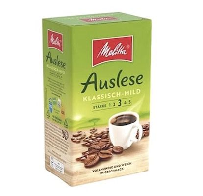 500g Melitta Auslese Klassisch Mild Röstkaffee Stärke 3 ab 3,10€