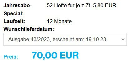🔥Jahresabo Stern mit 52 Ausgaben für 70€ (statt 302€)