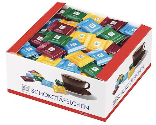 200x 5g Ritter Sport Quadretties Meeting Mix für 12,82€ (statt 16€)