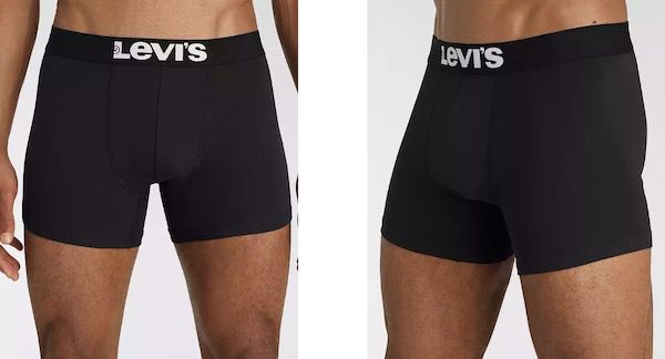 6er Pack Levis Men Solid Badic Boxershorts ab 28,62€ (statt 45€)