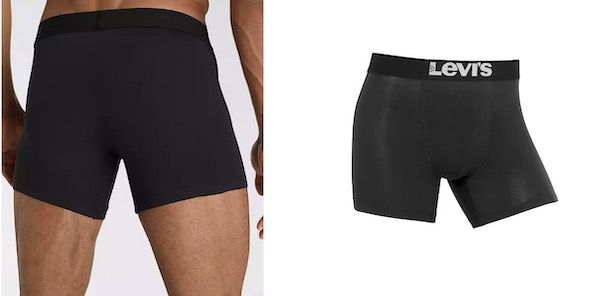 6er Pack Levis Men Solid Badic Boxershorts ab 28,62€ (statt 45€)