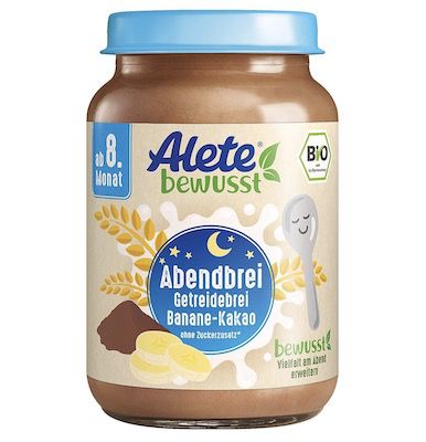 6x Alete bewusst BIO Abendbrei Getreidebrei Banane Kakao ab 2,73€ (statt 7€)