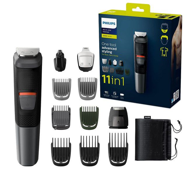 Philips MG5730/15 Multigroom Series 5000 mit 11 Aufsätzen für 34,99€ (statt 50€)