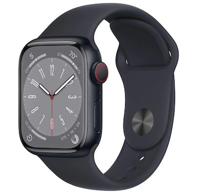 Apple Watch Series 8 Aluminium GPS 41mm Sportarmband für 332,91€ (statt 366€)