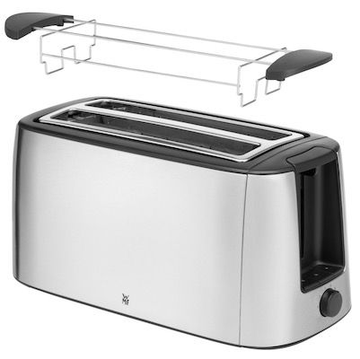 🍞 WMF Bueno Pro XXL Toaster Cromargan mit Brötchenaufsatz für 55,99€ (statt 64€)