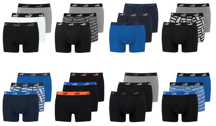 Puma Catbrand PROMO 6er Set Herren Boxershorts für 36,99€ (statt 48€)