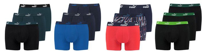 Puma Catbrand PROMO 6er Set Herren Boxershorts für 31,99€ (statt 48€)