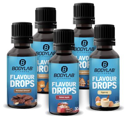 5x 30ml Bodylab Flavour Drops (Xmas Edition) für 15,99€ (statt 25€)