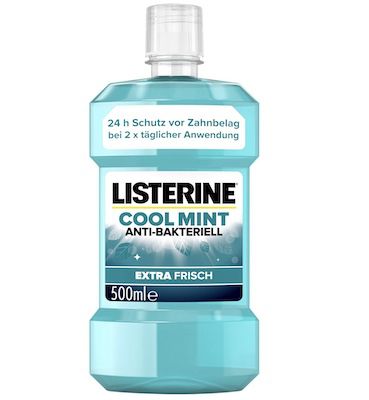 500 ml Listerine Cool Mint Mundspülung ab 2,84€ (statt 4€)