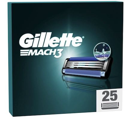 25er Pack Gillette Mach3 Rasierklingen ab 32,29€ (statt 51€)