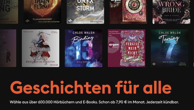 🎧 Storytel: 60 Tage GRATIS Zugang zu Hörbüchern und E-Books 🎧 Storytel: 60 Tage GRATIS Zugang zu Hörbüchern und E Books