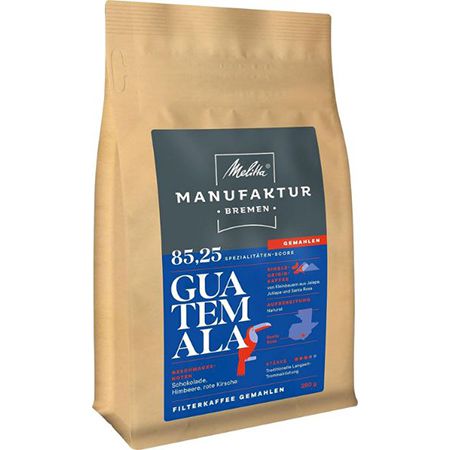 Melitta Manufaktur Filterkaffee Guatemala Natural, 250g ab 5,39€ (statt 8€)