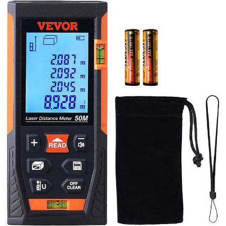 VEVOR Profi Laser Entfernungsmesser mit LCD Display für 18,89€ (statt 27€)