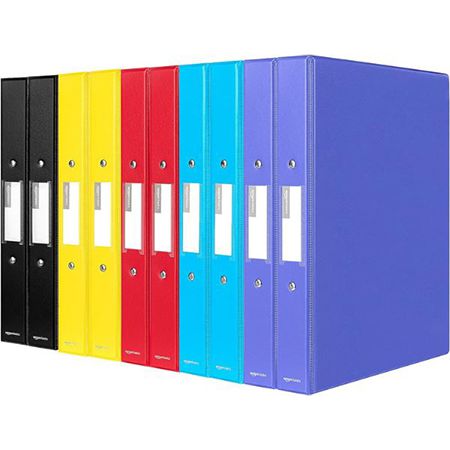 10er Pack Amazon Basics A4 Ringbuchordner für 26,51€ (statt 31€)