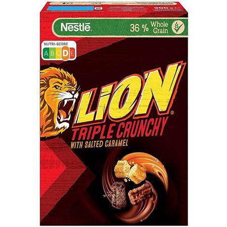 8er Pack Nestle Lion Triple Crunchy mit Salted Caramel, je 300g für 27€ (statt 32€)