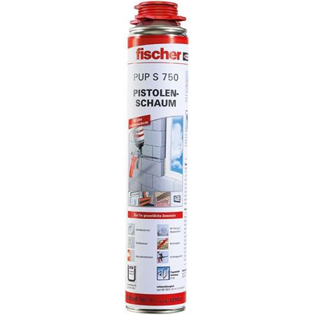 fischer PUP S 750 Luftdichter & wasserfester Bauschaum, 750ml für 6,95€ (statt 10€)