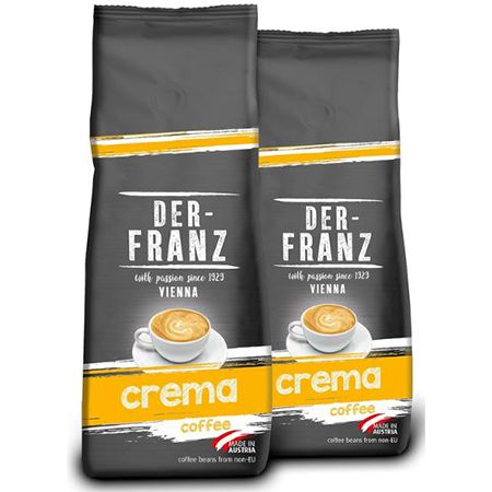 2x 500g Der Franz Kaffee Crema, gemahlen ab 6,70€ (statt 10€)